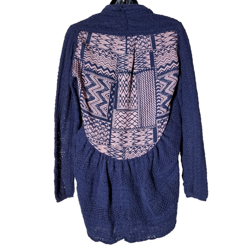 Anthropologie Knitted+Knotted Open Front Cardigan